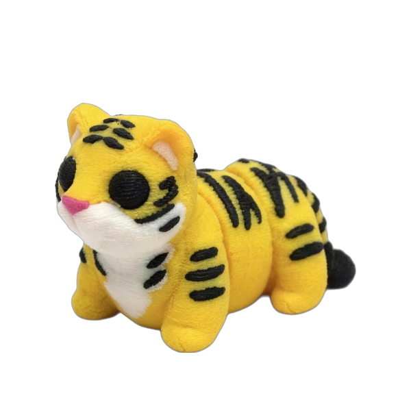 Tiger flexi figure, 3D printed by Printies