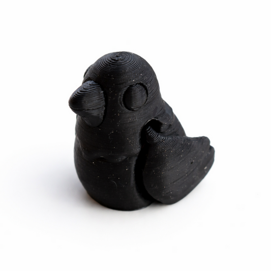 Crow flexi figure, 3D printed by Printies