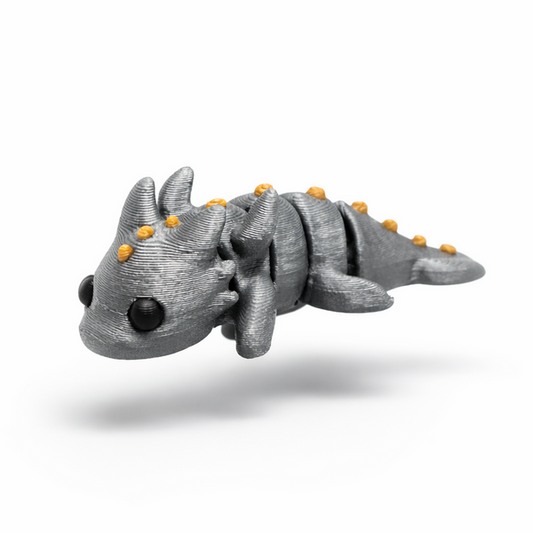 Dragon flexi figure, 3D printed by Printies