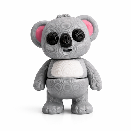 Koala flexi figure, 3D printed by Printies