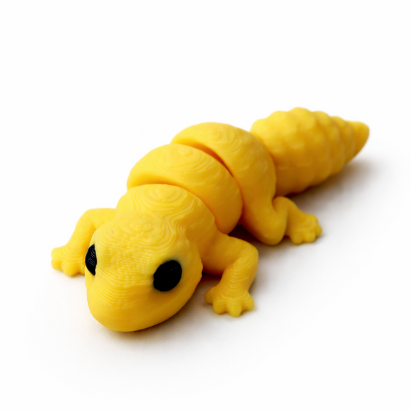 Leopard Gecko flexi figure, 3D printed by Printies