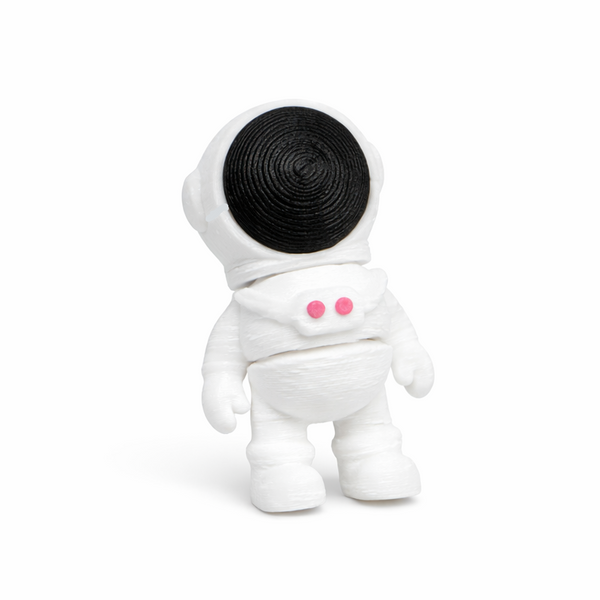 Astronaut flexi figure, 3D printed by Printies