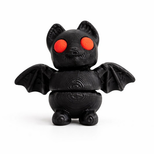 Bat flexi figure, 3D printed by Printies