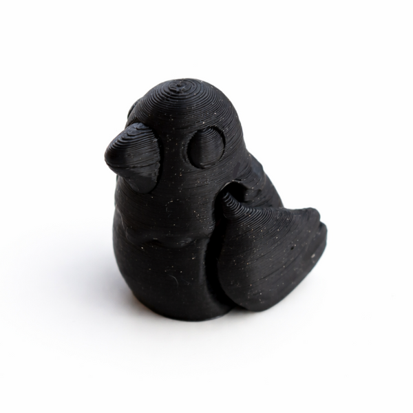 Crow flexi figure, 3D printed by Printies