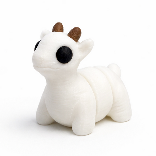 Goat flexi figure, 3D printed by Printies
