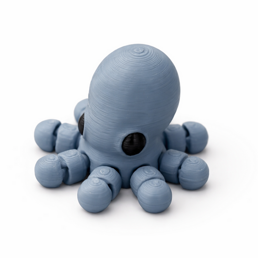 Octopus flexi figure, 3D printed by Printies
