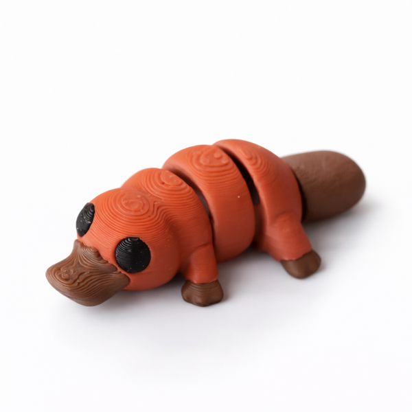 Platypus flexi figure, 3D printed by Printies