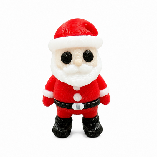 Santa Claus flexi figure, 3D printed by Printies