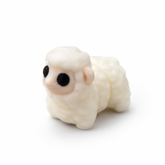 Sheep flexi figure, 3D printed by Printies